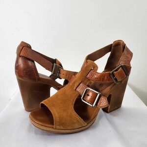 Timberland Earthkeepers Leather Heeled Sandals